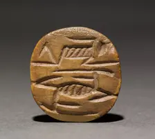 Seal Amulet, 2300-2124 BC. Creator: Unknown