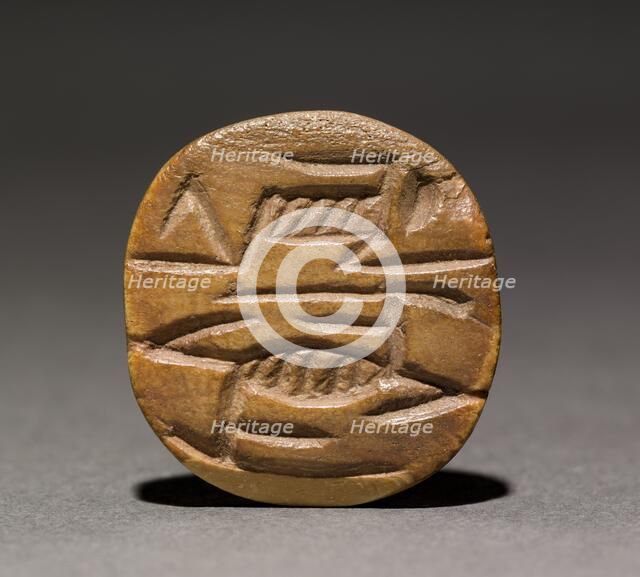 Seal Amulet, 2300-2124 BC. Creator: Unknown.