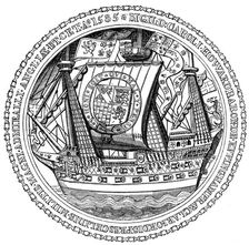 Seal and Autograph of the Lord High Admiral, Charles, Lord Howard of Nottingham, 1585