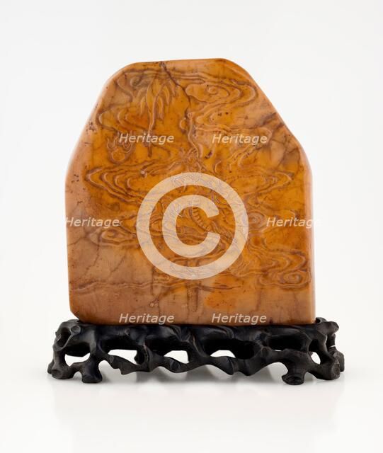 Seal and stand, 19th century. Creator: Unknown.