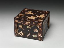 Seal Box with Hunters on Horseback, 17th-18th century. Creator: Unknown
