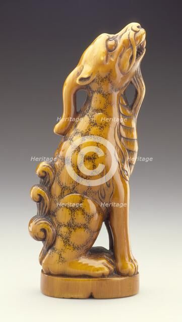 Seal Carved as Kirin, 18th century. Creator: Unknown.