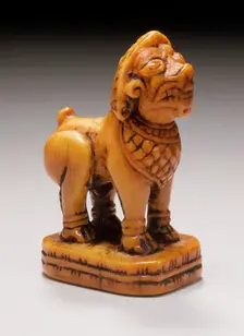 Seal Carved as Southeast Asian-Style Lion, 17th century. Creator: Unknown