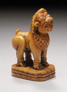 Seal Carved as Southeast Asian-Style Lion, 17th century. Creator: Unknown