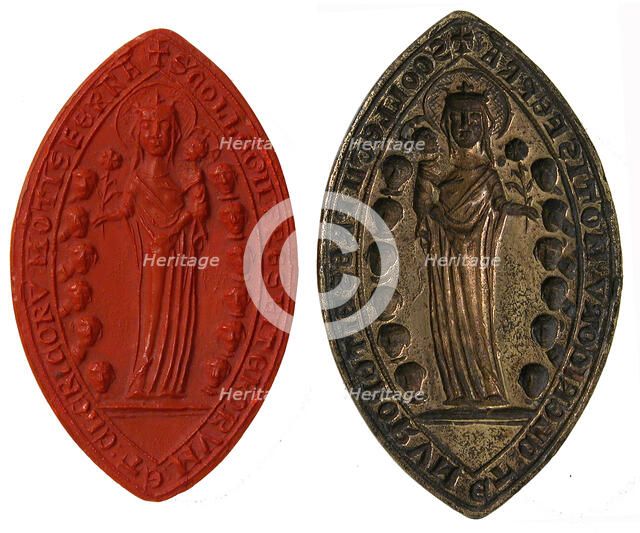 Seal Matrix and Impression, French, 15th century. Creator: Unknown.