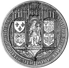 Seal of the Four Nations or the Facutly of Arts, 16th century (1849)