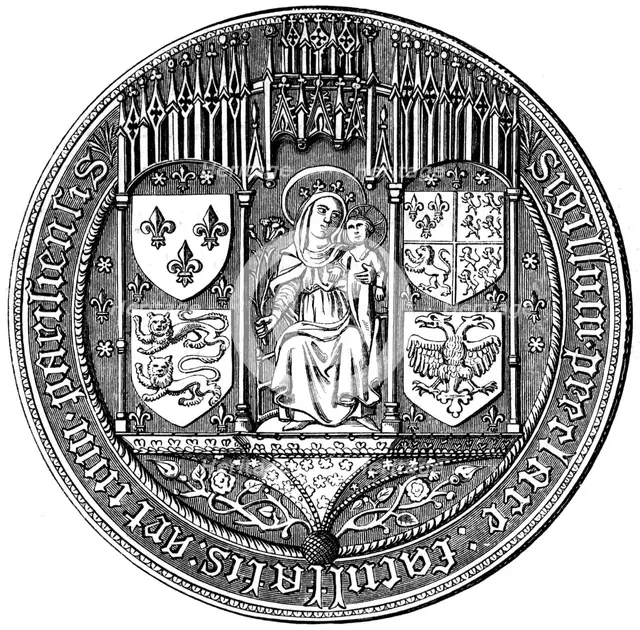 Seal of the Four Nations or the Facutly of Arts, 16th century (1849). Artist: Unknown
