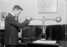 Seal of The United States at State Department, 1917. Creator: Harris & Ewing