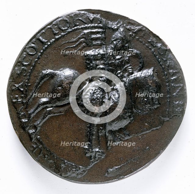 Seal of Alexander I of Scotland, c1112. Creator: Unknown.