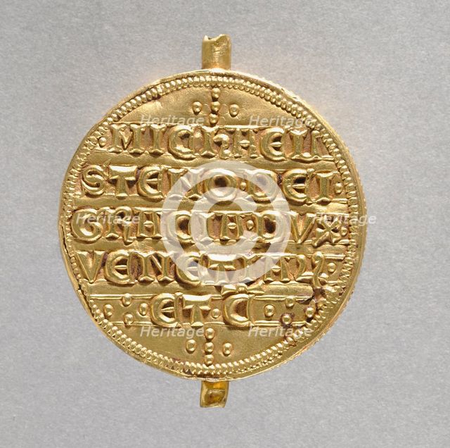 Seal of Doge Michele Steno (reverse), 1400-1409. Creator: Unknown.