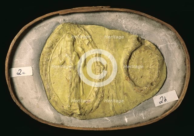 Seal of St Bartholomew's Hospital, (c12th century?). Creator: Unknown.