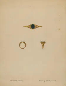 Seal Ring, c. 1936. Creator: William P. Shearwood