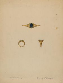 Seal Ring, c. 1936. Creator: William P. Shearwood