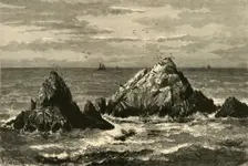 Seal Rocks 1872. Creator: John Filmer
