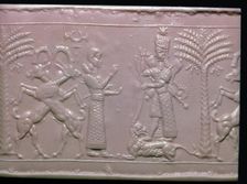 Seal showing the goddess Ishtar, Neo-Assyrian, c720-c700 BC