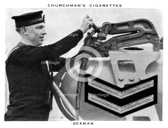 Seaman, 1937.Artist: WA & AC Churchman