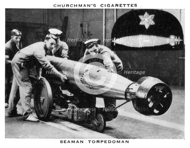 Seaman Torpedoman, 1937.Artist: WA & AC Churchman
