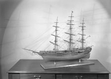 Seamen's Bank for Savings ship models, 11 E. 45th St., New York City, 1943. Creator: Gottscho-Schleisner, Inc