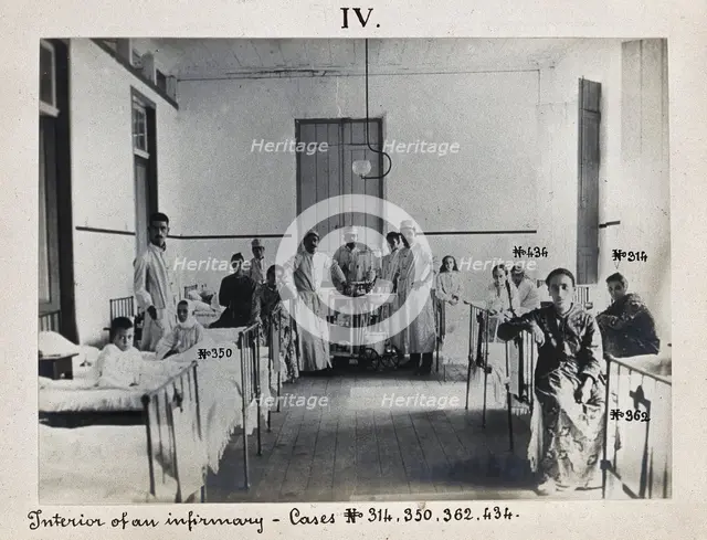 Seamen's Hospital for infectious diseases in Jurujuba, Rio de Janeiro; the interior ...,  1904/1911. Creator: Unknown.