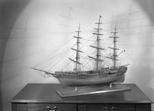 Seamen's Bank for Savings ship models, 11 E. 45th St., New York City, 1943. Creator: Gottscho-Schleisner, Inc