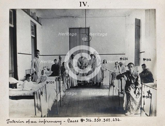 Seamen's Hospital for infectious diseases in Jurujuba, Rio de Janeiro; the interior ...,  1904/1911. Creator: Unknown.