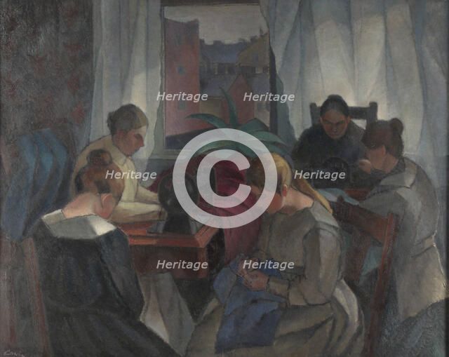 Seamstress, 1920. Creator: Alvar Cawén.