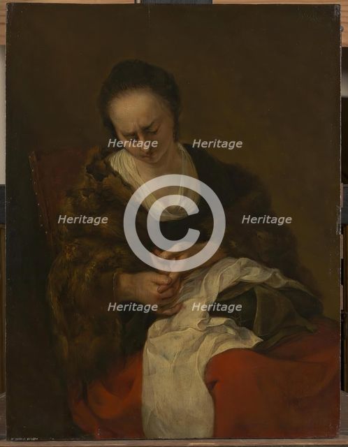 Seamstress, late 1640s. Creator: Nicolaes Berchem.