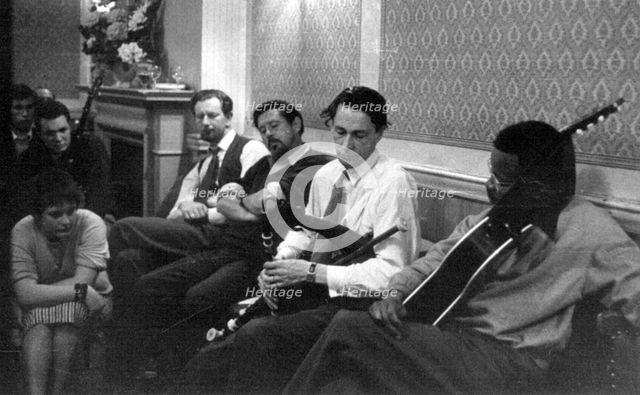 Seamus Ennis and Fitzroy Coleman, London, late 1950s-early 1960s. Artist: Eddis Thomas