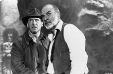 Sean Connery (1930- ) and Harrison Ford (1942- ), Film actors, 1989. Creator: Unknown