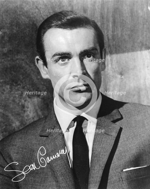 Sean Connery (b1930), Scottish actor, 1960s. Artist: Unknown