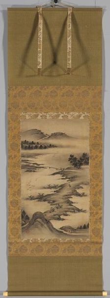 Seasonal Landscapes: Autumn, mid- to late 1500s. Creator: Kano Hideyori (Japanese, active mid- to late 1500s)