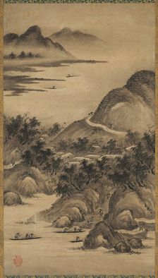 Seasonal Landscapes, mid- to late 1500s. Creator: Kano Hideyori (Japanese, active mid- to late 1500s)