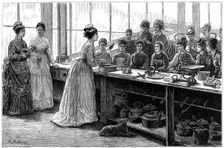 Seasoning fricandeau of veal 19th century.Artist: H Paterson