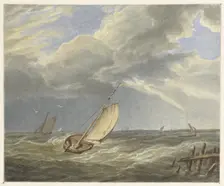 Seascape, 1849-1917. Creator: Matthijs Maris