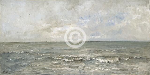 Seascape, 1876. Creator: Charles Francois Daubigny.