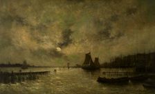 Seascape, 1876. Creator: Egidius Franciscus Leemans