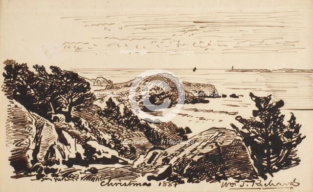 Seascape, 1887. Creator: William Trost Richards.