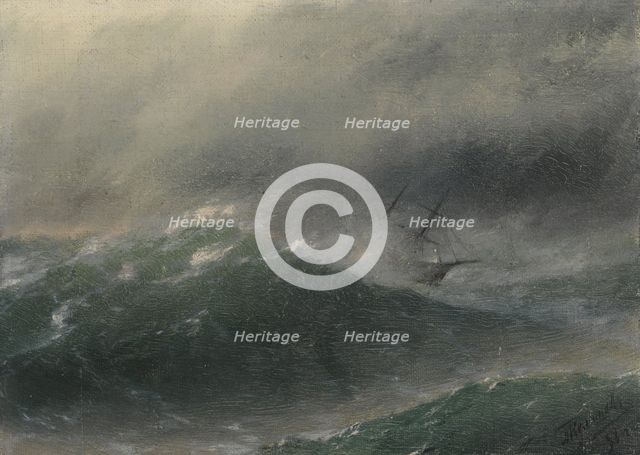 Seascape, 1893. Creator: Ivan Kulikov.