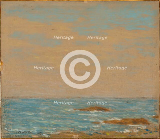 Seascape, 1909. Creator: Elmer Livingston MacRae.