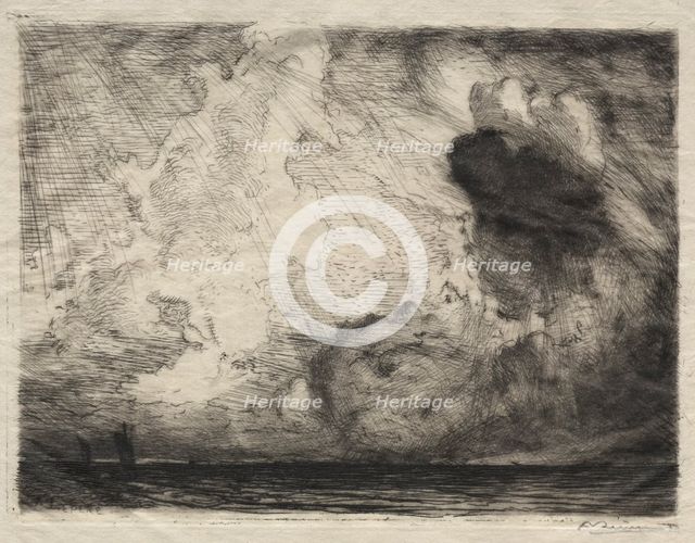 Seascape, 1911. Creator: Auguste Louis Lepère (French, 1849-1918).