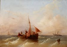 Seascape, 2nd quarter of 19th century. Creator: Eduard Schmidt