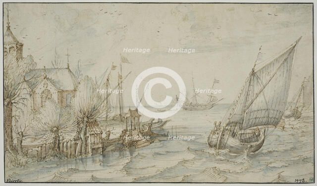 Seascape. Creator: Cornelis Claesz van Wieringen.