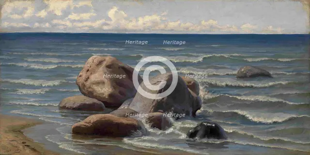 Seascape. Artist: Volkov, Yefim Yefimovich (1844-1920)