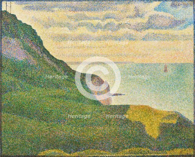 Seascape at Port-en-Bessin, Normandy, 1888. Creator: Georges-Pierre Seurat.