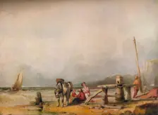 Seascape c1845. Artist: Edwin Aaron Penley