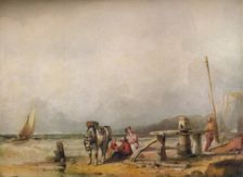 Seascape c1845. Artist: Edwin Aaron Penley