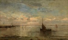Seascape, c1860-1890. Creator: Louis Artan