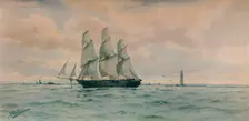 Seascape c1895. Artist: Albert Ernest Markes