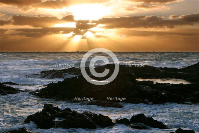 Seascape, Fuerteventura, Canary Islands. Creator: Peter Thompson.
