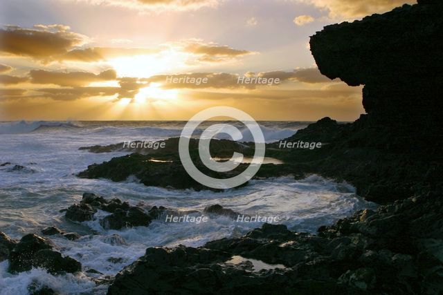 Seascape, Fuerteventura, Canary Islands. Creator: Peter Thompson.